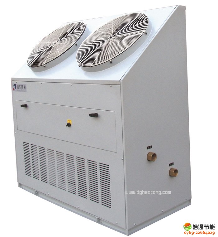 东莞市第一中学太阳能热水工程整个系统采用5台光腾空气源热泵热水机组GT-SKR100P