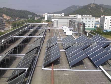 东莞长安东骏服装有限公司――500人员工宿舍20吨太阳能＋空气源热泵工程