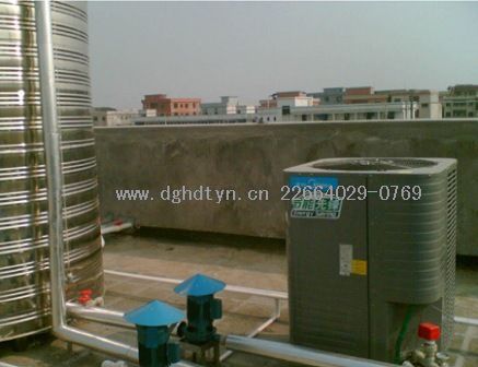 东莞厚街羽毛球馆――7吨空气能热泵热水工程